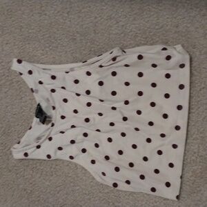 Polka dot crop top